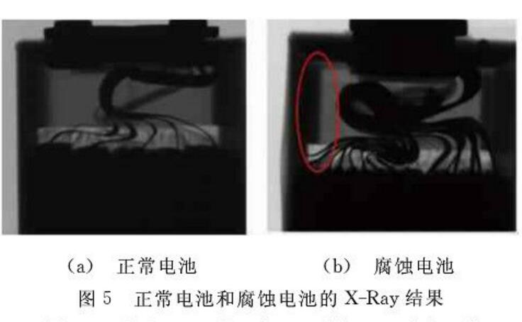 腐蝕電池和正常電池進行解剖分析 腐蝕電池和正常電池進行解剖分析